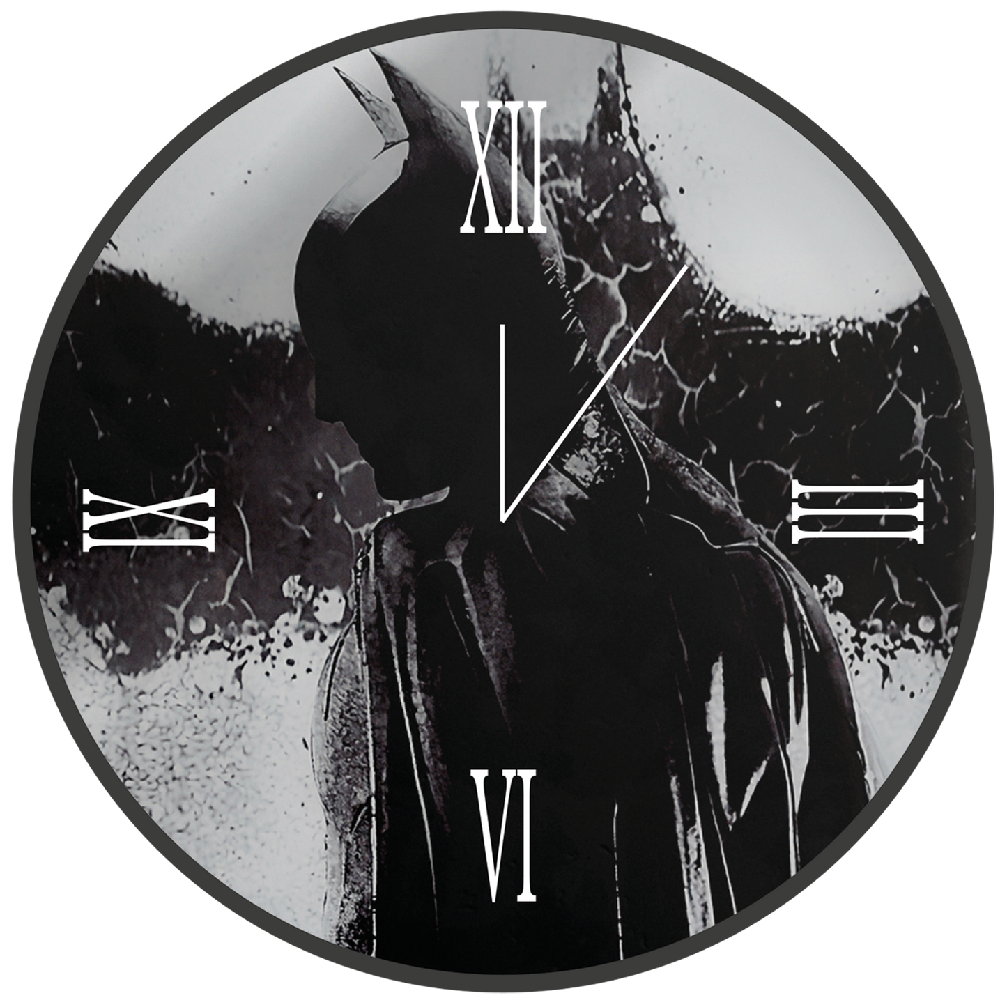 Orologio tondo in vetro BATMAN-N