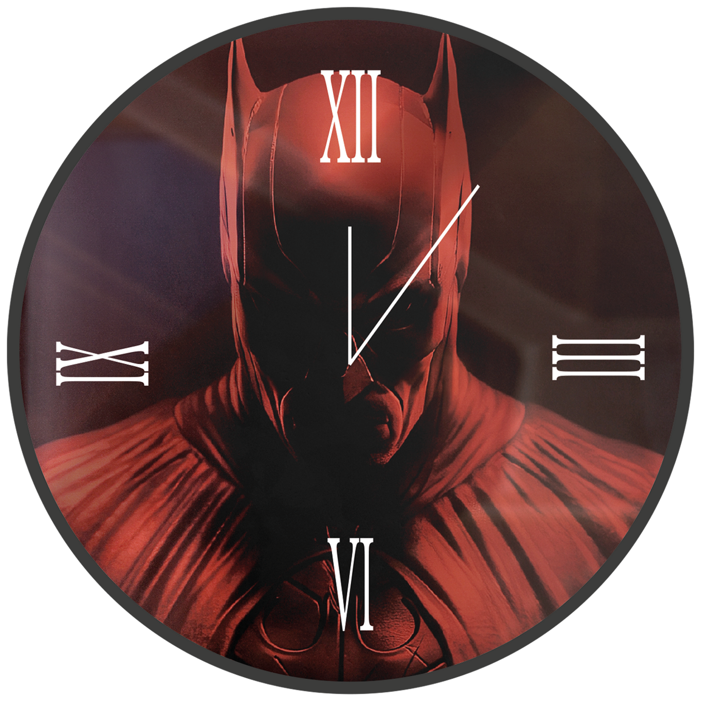 Horloge ronde en verre BATMAN