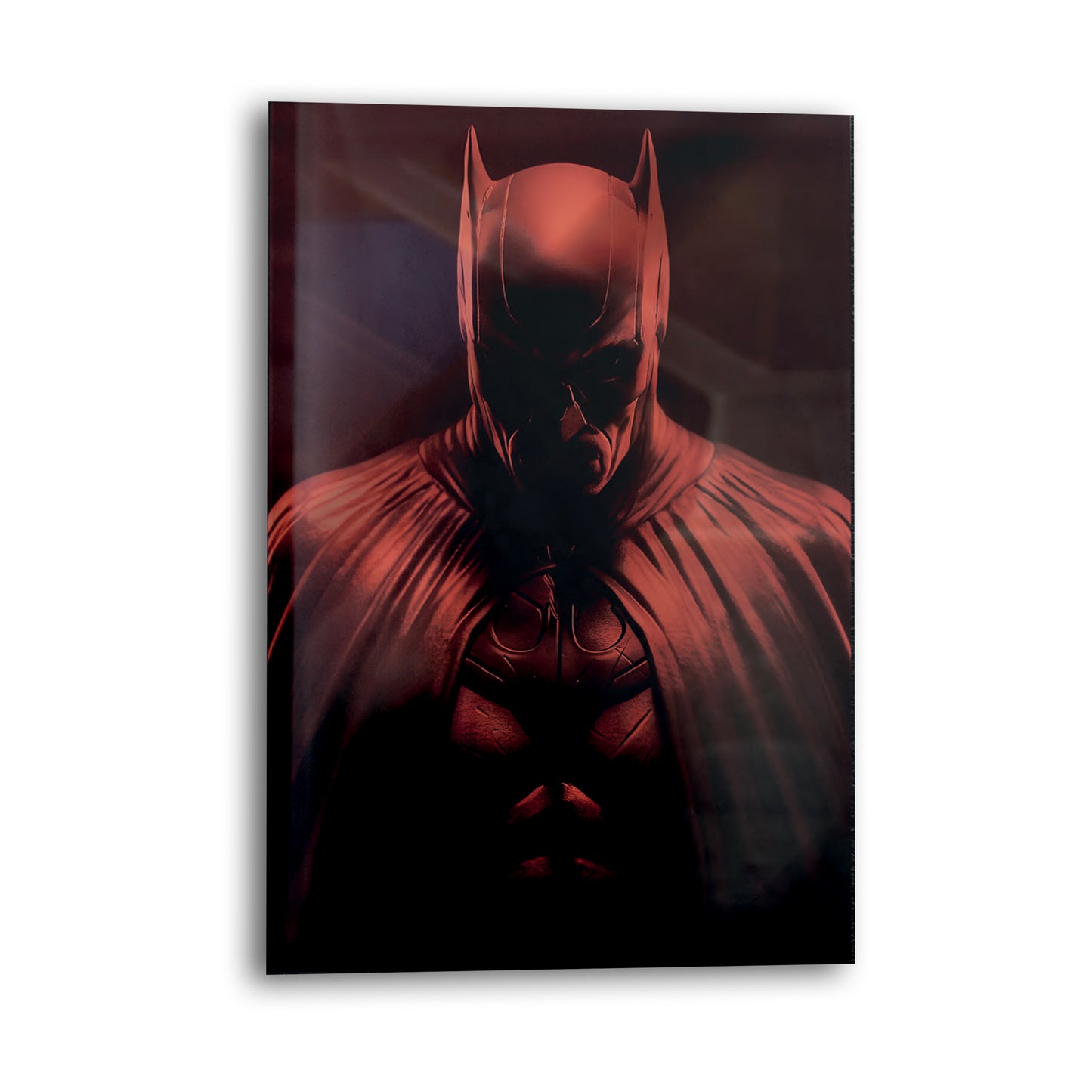 BATMAN RED glass picture